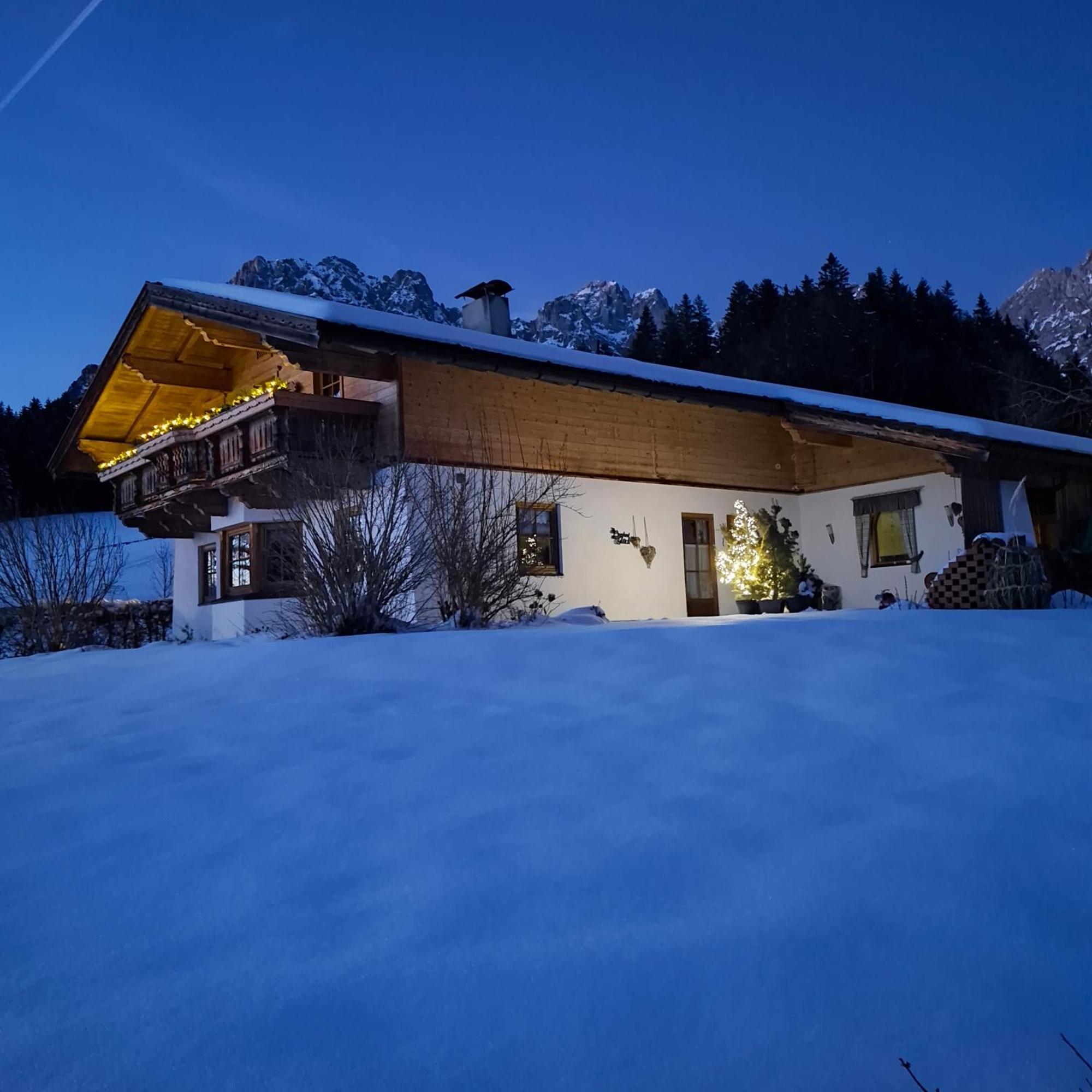 Chalet Glücklich sein... Ellmau Exterior foto